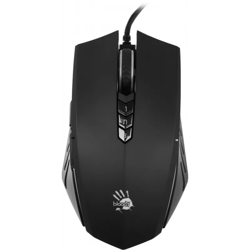 Мышь A4Tech Bloody A70 черный оптическая 6200dpi USB 8but (A70 MATTE BLACK)