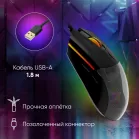 Мышь Оклик 714GM черный оптическая 7200dpi USB 6but (1620717)
