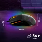 Мышь Оклик 714GM черный оптическая 7200dpi USB 6but (1620717)