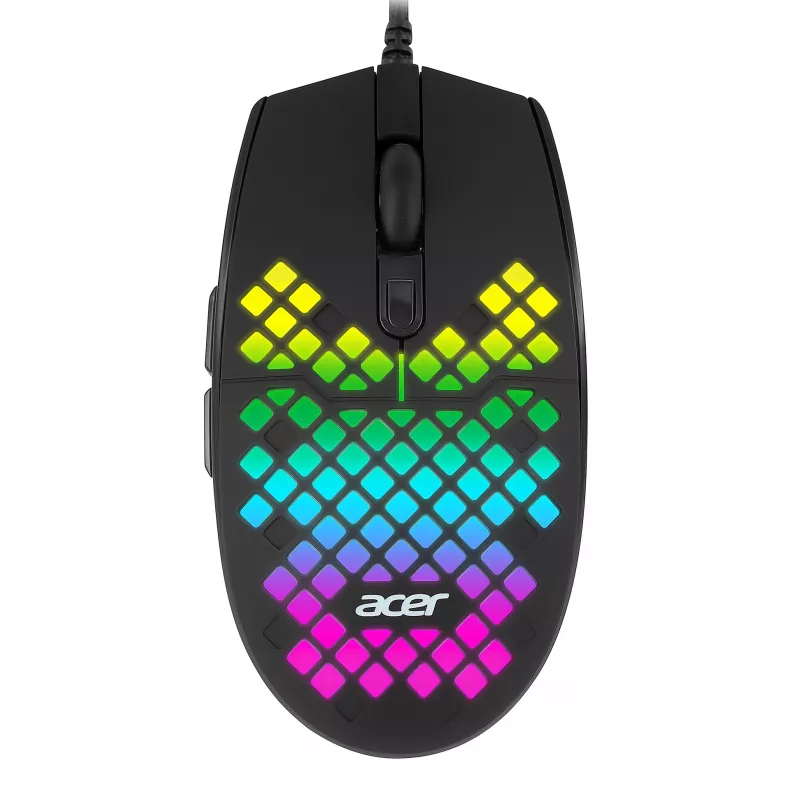 Мышь Acer OMW134 черный оптическая 6400dpi USB 6but (ZL.MCEEE.018)