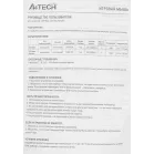 Мышь A4Tech Bloody L65 Max черный/фиолетовый оптическая 12000dpi USB 6but (L65 MAX/HONEYCOMB)
