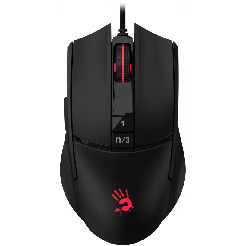 Мышь A4Tech Bloody L65 Max черный оптическая 12000dpi USB 6but (L65 MAX/STONE BLACK)