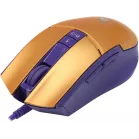 Мышь A4Tech Bloody L65 Max желтый/фиолетовый оптическая 12000dpi USB 6but (L65 MAX/ROYAL VIOLET)