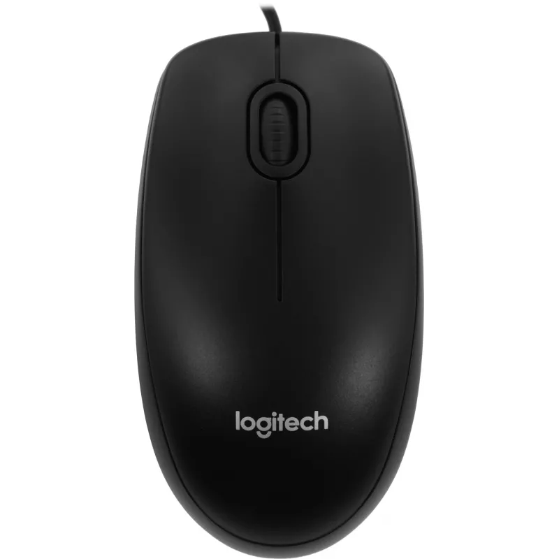 Мышь Logitech B100 черный оптическая 1000dpi USB 2but (910-006605)