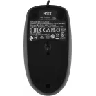 Мышь Logitech B100 черный оптическая 1000dpi USB 2but (910-006605)
