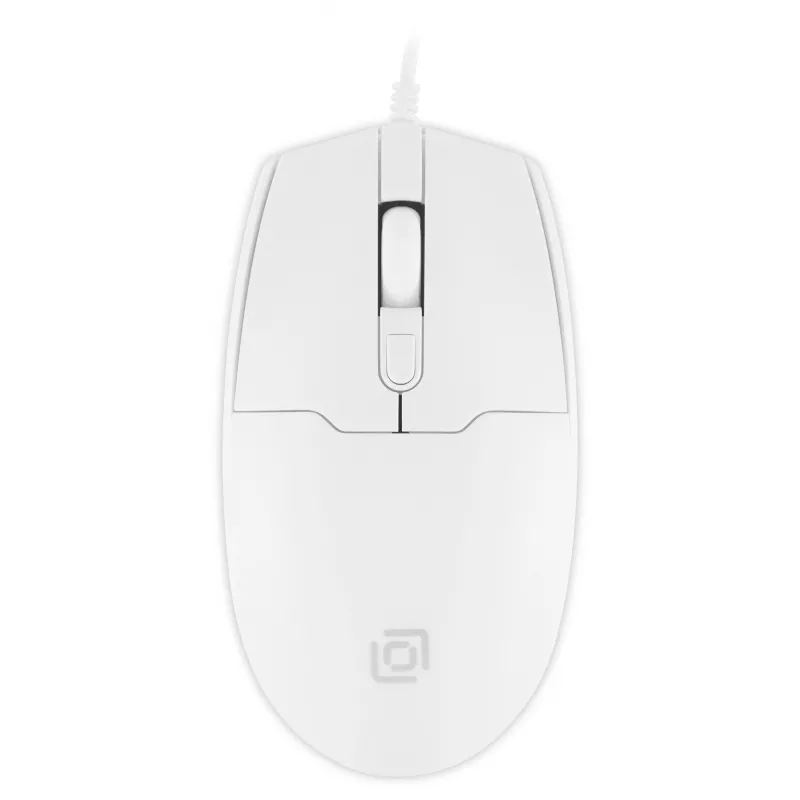 Мышь Оклик 147M белый оптическая 2000dpi USB 4but (1868746)