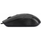 Мышь Оклик 310M черный/серый оптическая 2400dpi USB для ноутбука 4but (1869096)