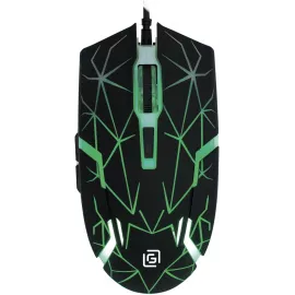 Мышь Оклик 701G черный оптическая 3600dpi USB для ноутбука 6but (1884623)