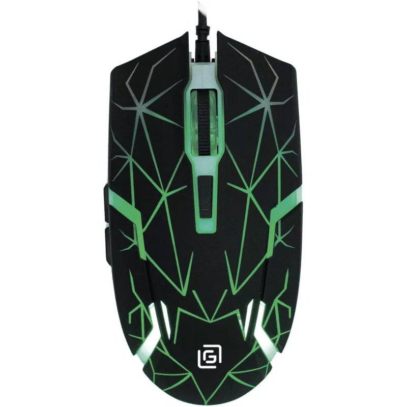 Мышь Оклик 701G черный оптическая 3600dpi USB для ноутбука 6but (1884623)