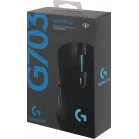 Мышь Logitech G703 LightSpeed черный оптическая 25600dpi беспров. USB 6but (910-005644)