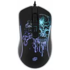 Мышь Оклик 702G черный оптическая 3600dpi USB для ноутбука 4but (1902907)