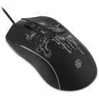 Мышь Оклик 702G черный оптическая 3600dpi USB для ноутбука 4but (1902907)