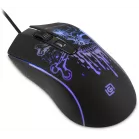 Мышь Оклик 702G черный оптическая 3600dpi USB для ноутбука 4but (1902907)