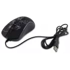 Мышь Оклик 702G черный оптическая 3600dpi USB для ноутбука 4but (1902907)