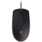 Мышь Оклик 100M черный оптическая 1600dpi USB для ноутбука 4but (1909417)