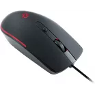 Мышь Оклик 100M черный оптическая 1600dpi USB для ноутбука 4but (1909417)