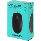 Мышь Logitech M110 Silent черный/серый оптическая 1000dpi USB 2but (910-005502)