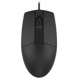 Мышь A4Tech OP-335S черный оптическая 1200dpi silent USB 3but