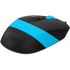 Мышь A4Tech Fstyler FM10S черный/синий оптическая 1600dpi silent USB 3but (FM10S USB BLUE)