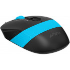 Мышь A4Tech Fstyler FM10S черный/синий оптическая 1600dpi silent USB 3but (FM10S USB BLUE)