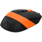 Мышь A4Tech Fstyler FM10S черный/оранжевый оптическая 1600dpi silent USB 3but (FM10S USB ORANGE)