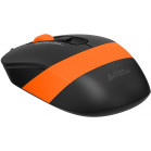 Мышь A4Tech Fstyler FM10S черный/оранжевый оптическая 1600dpi silent USB 3but (FM10S USB ORANGE)