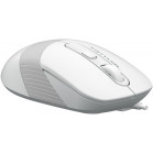Мышь A4Tech Fstyler FM10S белый/серый оптическая 1600dpi silent USB 3but (FM10S USB WHITE)