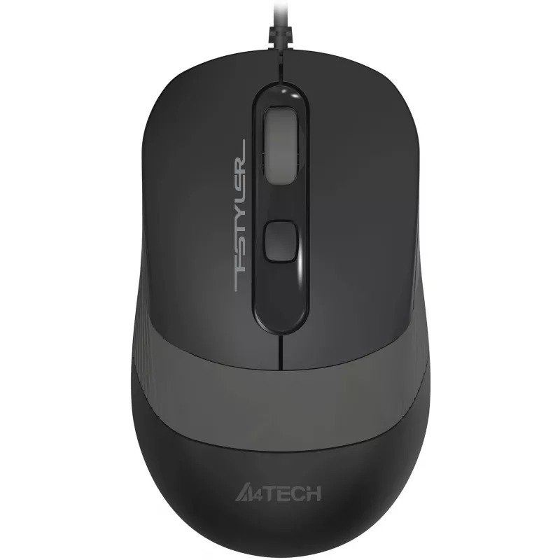 Мышь A4Tech Fstyler FM10ST серый/черный оптическая 1600dpi silent USB для ноутбука 3but (FM10ST GREY)
