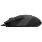 Мышь A4Tech Fstyler FM10ST серый/черный оптическая 1600dpi silent USB для ноутбука 3but (FM10ST GREY)
