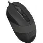 Мышь A4Tech Fstyler FM10ST серый/черный оптическая 1600dpi silent USB для ноутбука 3but (FM10ST GREY)