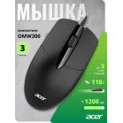 Мышь Acer OMW300 черный оптическая 1200dpi USB 3but (ZL.MCECC.01W)