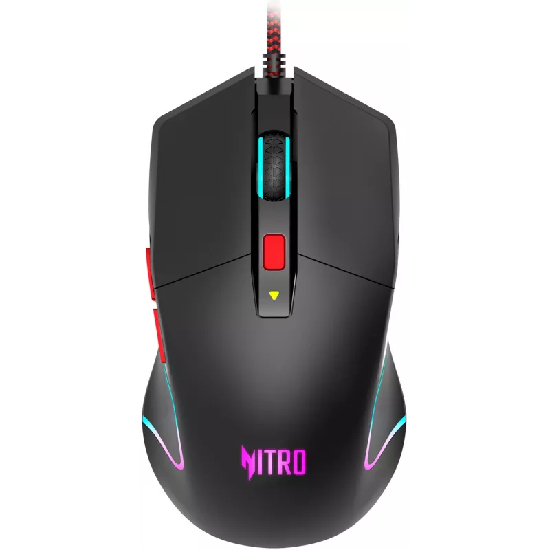 Мышь Acer Nitro OMW301 черный оптическая 7200dpi USB 6but (ZL.MCECC.024)