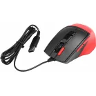 Мышь A4Tech Fstyler FM45S Air красный/черный оптическая 2400dpi silent USB 7but (FM45S AIR USB (SPORTS RED))