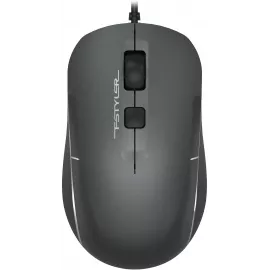 Мышь A4Tech Fstyler FM26 серый/черный оптическая 1600dpi USB для ноутбука 4but (FM26 USB (SMOKY GREY))