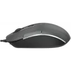 Мышь A4Tech Fstyler FM26 серый/черный оптическая 1600dpi USB для ноутбука 4but (FM26 USB (SMOKY GREY))