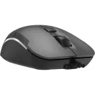 Мышь A4Tech Fstyler FM26 серый/черный оптическая 1600dpi USB для ноутбука 4but (FM26 USB (SMOKY GREY))