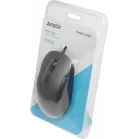 Мышь A4Tech Fstyler FM26 серый/черный оптическая 1600dpi USB для ноутбука 4but (FM26 USB (SMOKY GREY))