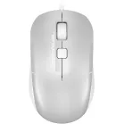 Мышь A4Tech Fstyler FM26 серебристый/белый оптическая 1600dpi USB для ноутбука 4but (FM26 USB (ICY WHITE))