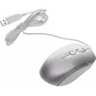 Мышь A4Tech Fstyler FM26 серебристый/белый оптическая 1600dpi USB для ноутбука 4but (FM26 USB (ICY WHITE))
