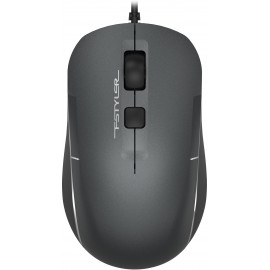 Мышь A4Tech Fstyler FM26S серый/черный оптическая 1600dpi silent USB для ноутбука 4but (FM26S USB (SMOKY GREY))
