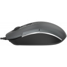 Мышь A4Tech Fstyler FM26S серый/черный оптическая 1600dpi silent USB для ноутбука 4but (FM26S USB (SMOKY GREY))