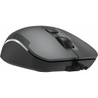 Мышь A4Tech Fstyler FM26S серый/черный оптическая 1600dpi silent USB для ноутбука 4but (FM26S USB (SMOKY GREY))