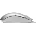 Мышь A4Tech Fstyler FM26S серебристый/белый оптическая 1600dpi silent USB для ноутбука 4but (FM26S USB (ICY WHITE))