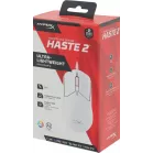 Мышь HyperX Pulsefire Haste 2 белый оптическая 26000dpi USB 5but (6N0A8AA)