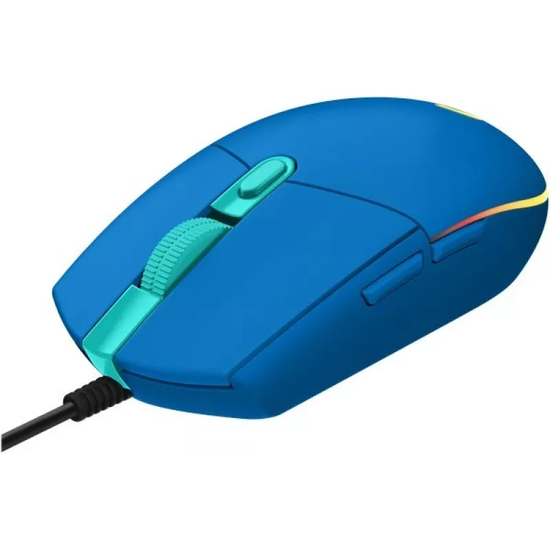 Мышь Logitech G102 LightSync синий оптическая 8000dpi USB 6but (910-005810)