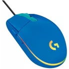 Мышь Logitech G102 LightSync синий оптическая 8000dpi USB 6but (910-005810)