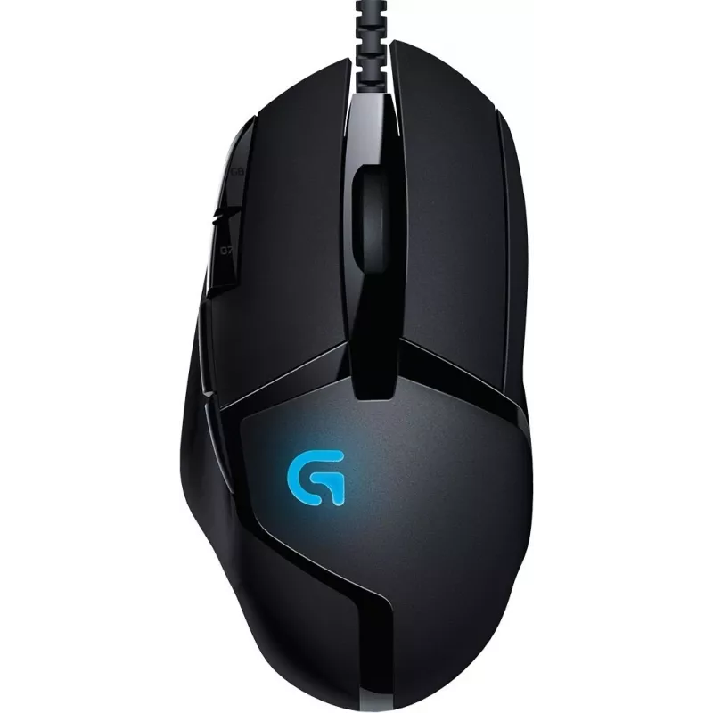 Мышь Logitech Hyperion Fury G402 черный оптическая 4000dpi USB 7but (910-004070)
