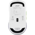Мышь Acer OMR311 белый оптическая 2400dpi беспров. BT/Radio USB 7but (ZL.MCECC.034)