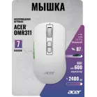 Мышь Acer OMR311 белый оптическая 2400dpi беспров. BT/Radio USB 7but (ZL.MCECC.034)