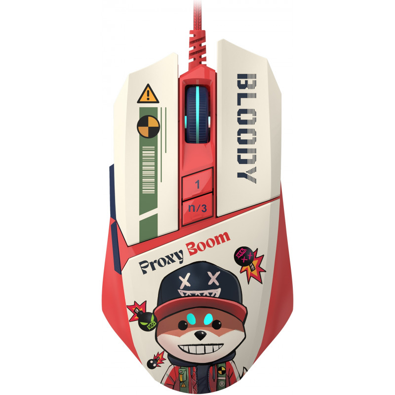 Мышь A4Tech Bloody W63 Max Proxy Boom рисунок оптическая 12000dpi USB